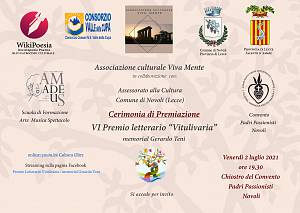Cerimonia di premiazione della sesta edizione del premio letterario nazionale  vitulivaria